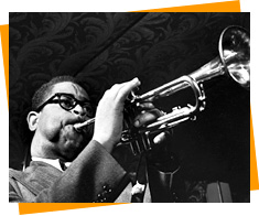 Trumpeter, bandleader, and bebop pioneer  Dizzy Gillespie