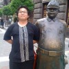 ถ่ายคู่กับเจ้าถิ่นครับ อยู่กลางเมืองบูดาเปสต์ ฝั่งเปสต์ที่เป็น Shopping Street
