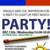 Angelo and CDC:Wednesday Party - ideas for action